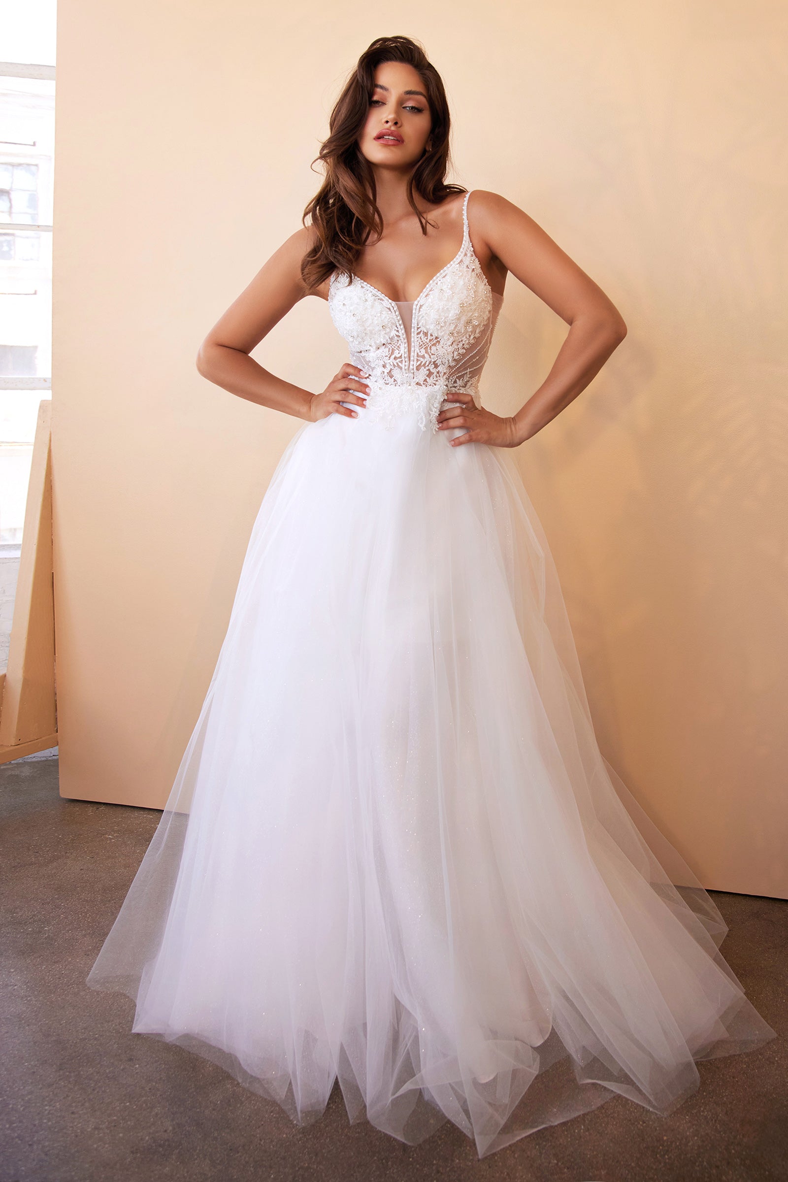 Multi layered shop wedding dress