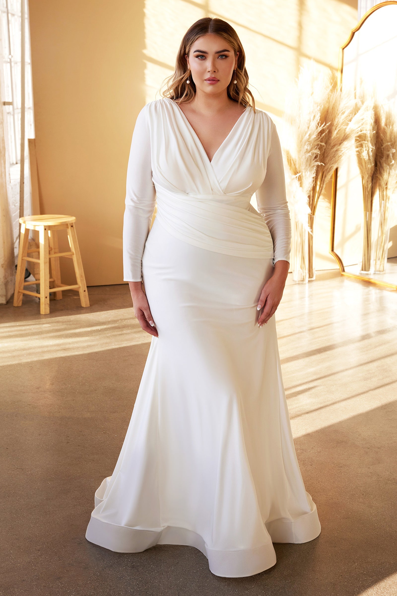 Cheap plus size mermaid wedding dresses hotsell